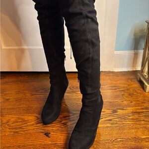 Gianni Bini Black Over-the-Knee Boots